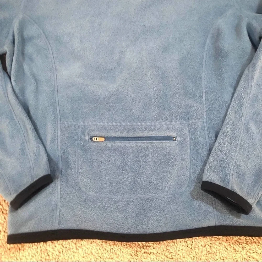 Nike Therma Fit Full Zip Mock Neck Fleece Blue Small